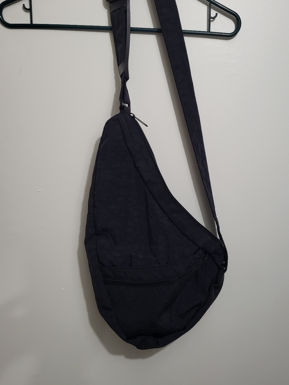 Black Crossbody Sling Bag - Lightweight Everyday Carry